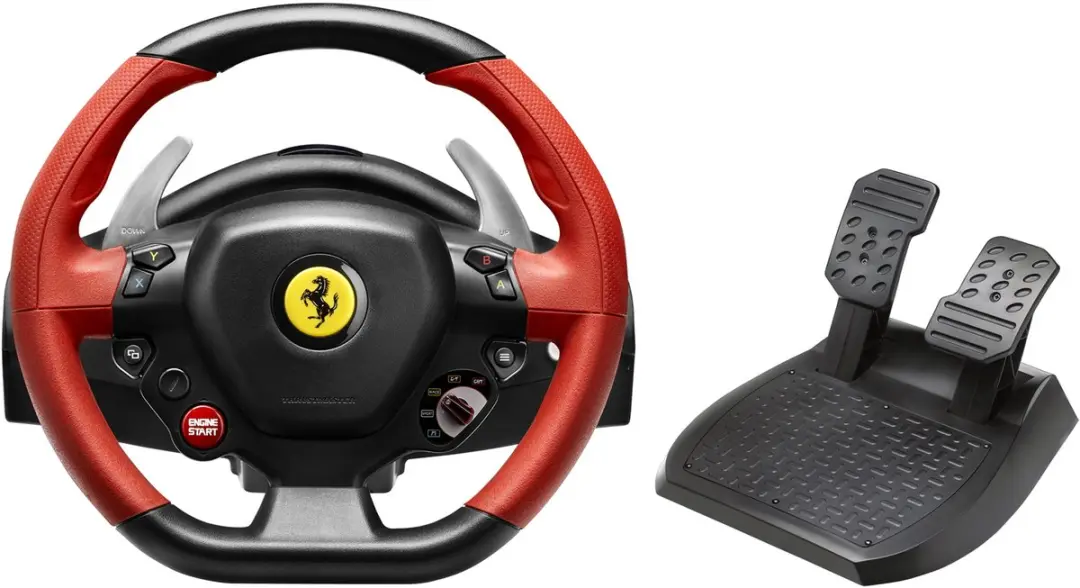 Thrustmaster Ferrari 458 Spider Racestuur & Pedalen 28cm