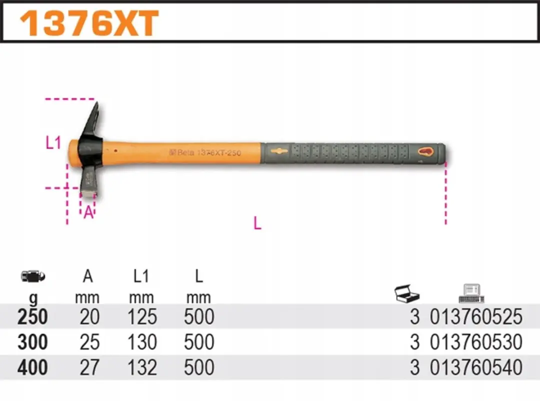 Beta Timmermanshamer 400g Composiet Staal