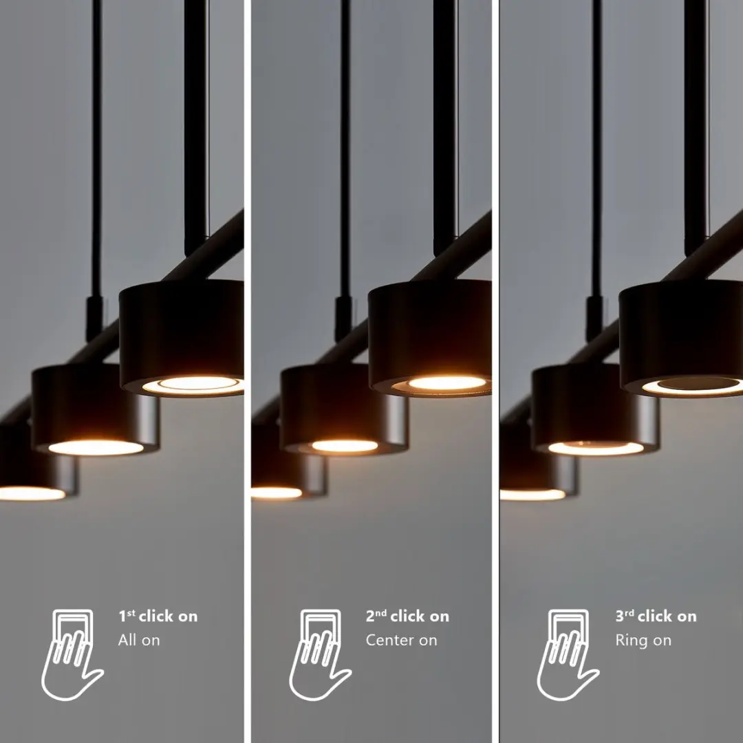 Nordlux Clyde 4-Opbouw Spot - Zwart