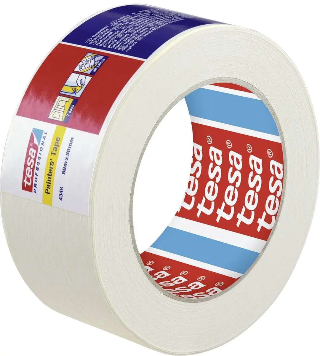 Tesa 4348 Schilderstape 50mm x 50m - Beige