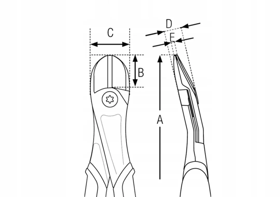 Bahco Versterkte Zijkniptang 160mm
