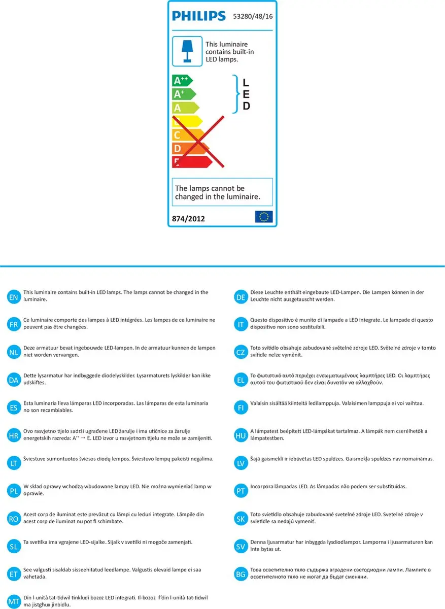 Philips myLiving Tweed Wandspot Aluminium - afbeelding 6 van 6