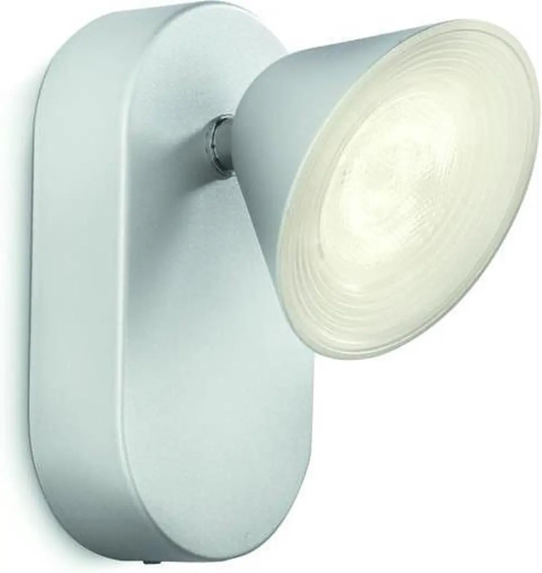 Philips myLiving Tweed Wandspot Aluminium