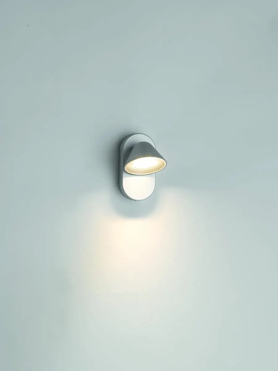 Philips myLiving Tweed Wandspot Aluminium - afbeelding 3 van 6