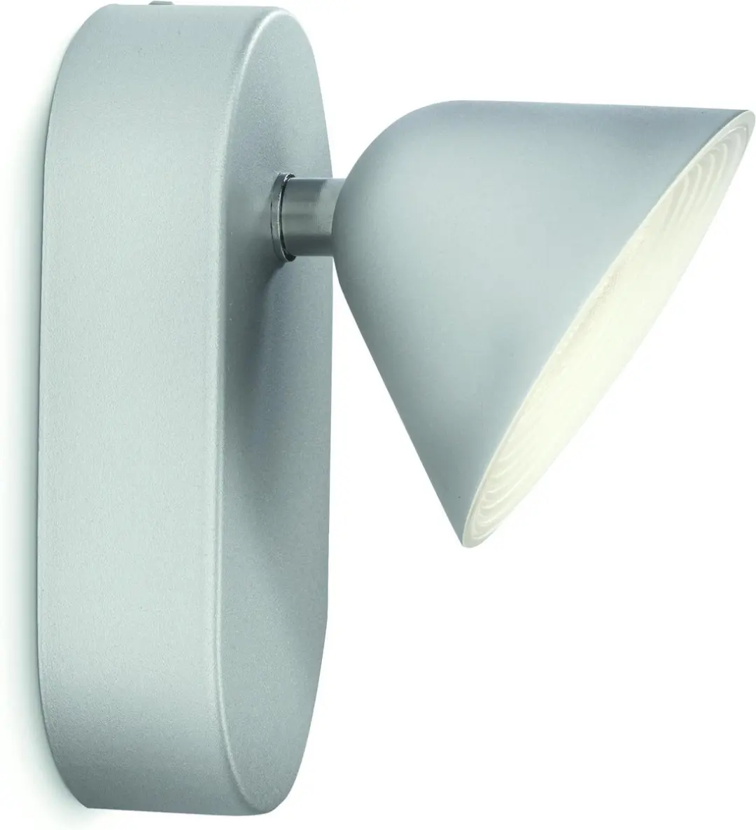 Philips myLiving Tweed Wandspot Aluminium - afbeelding 5 van 6