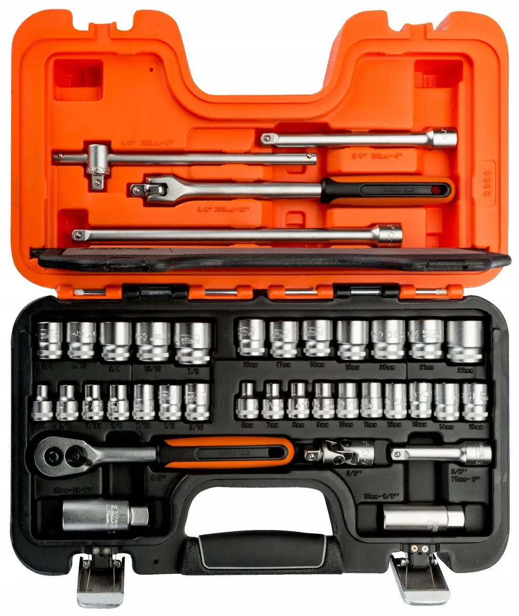 Bahco 3/8" Dopsleutelset