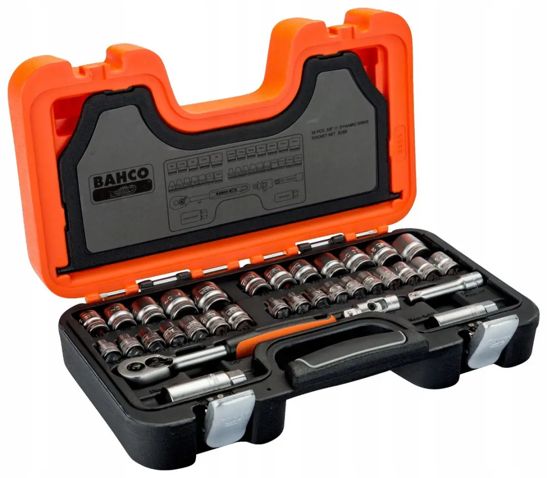 Bahco 3/8" Dopsleutelset - 38-delig