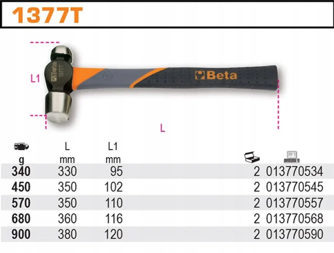 Beta Koggehamer 570g