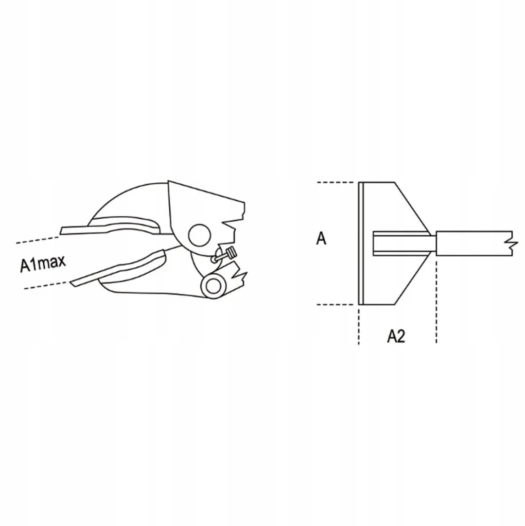 Beta Verstelbare Zelfklemmende Tang 200mm