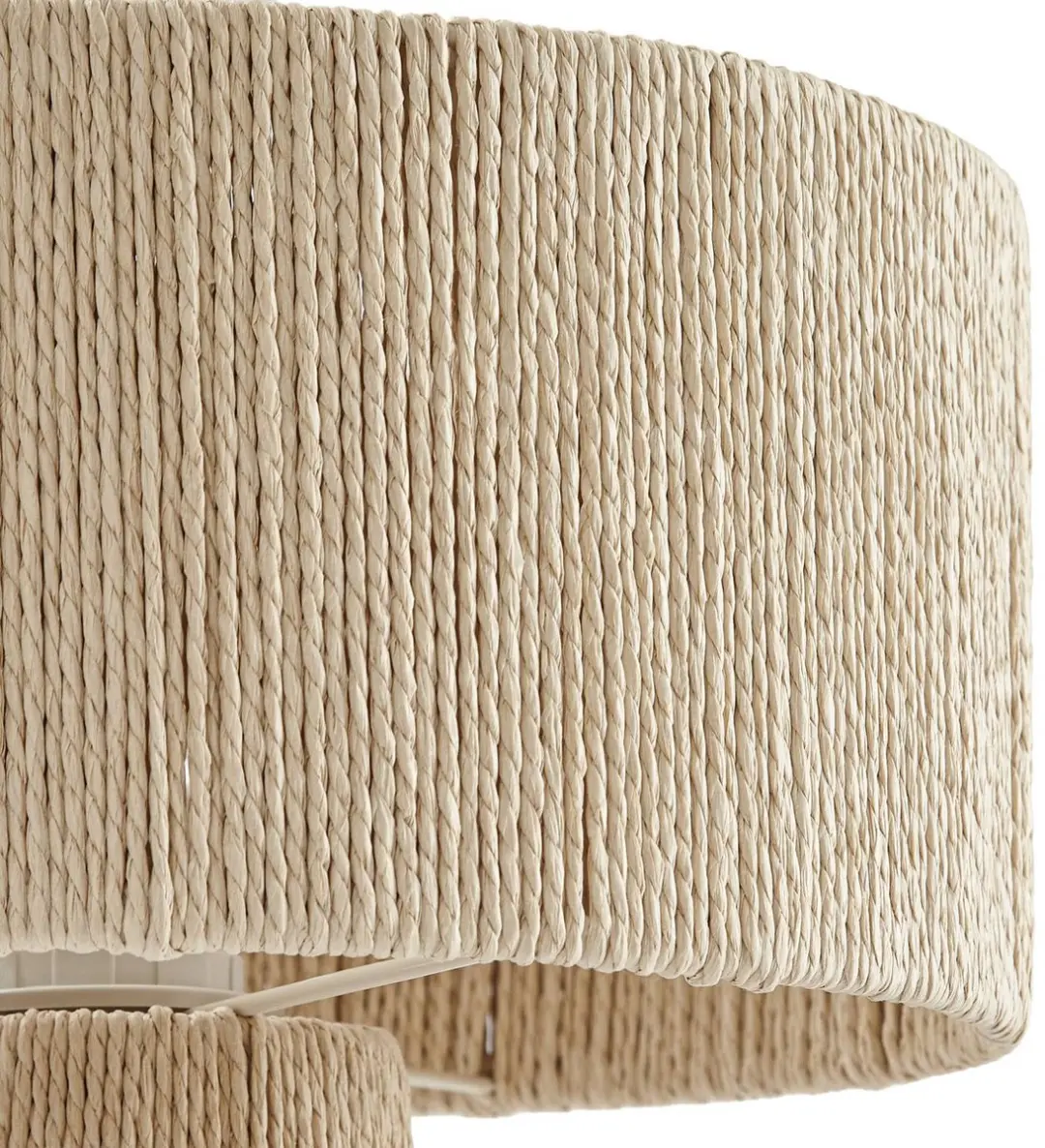 Lindby Tafellamp 1 Licht Papier Metaal 45cm E27 Beige