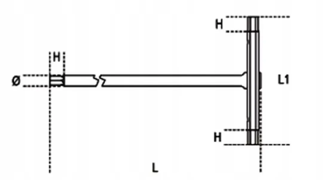 Beta T-sleutel Inbus 4.5mm - Hoge precisie