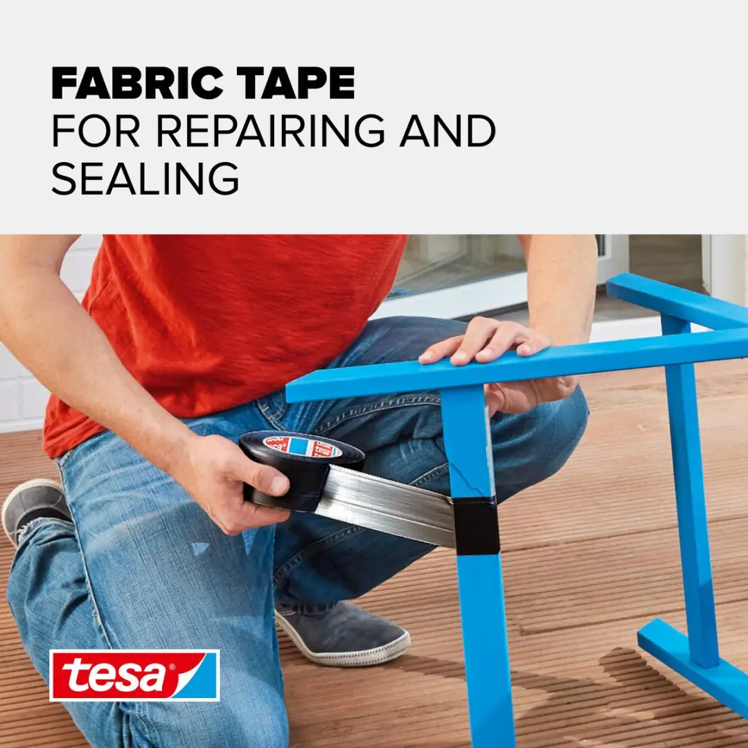 Tesa Textieltape Extra Power Grijs 30m x 50mm