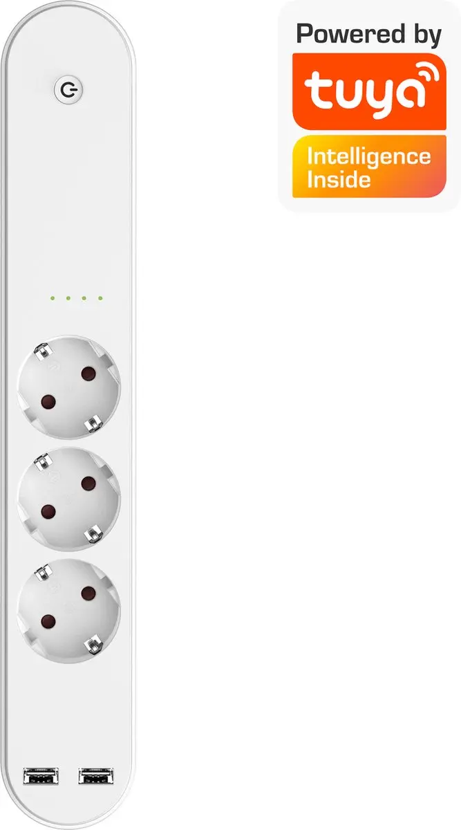 Denver SHP-310U Slimme Stekker - Energiemeter - Wit