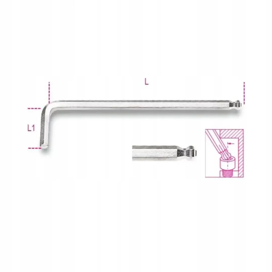 Beta Inbussleutel 3mm Kogelkop - 1 Stuk