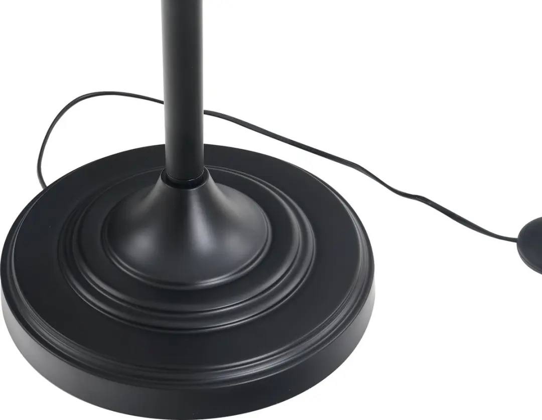 Homcom Set van 3 Lampen - 2 Tafellampen + Vloerlamp - Wit