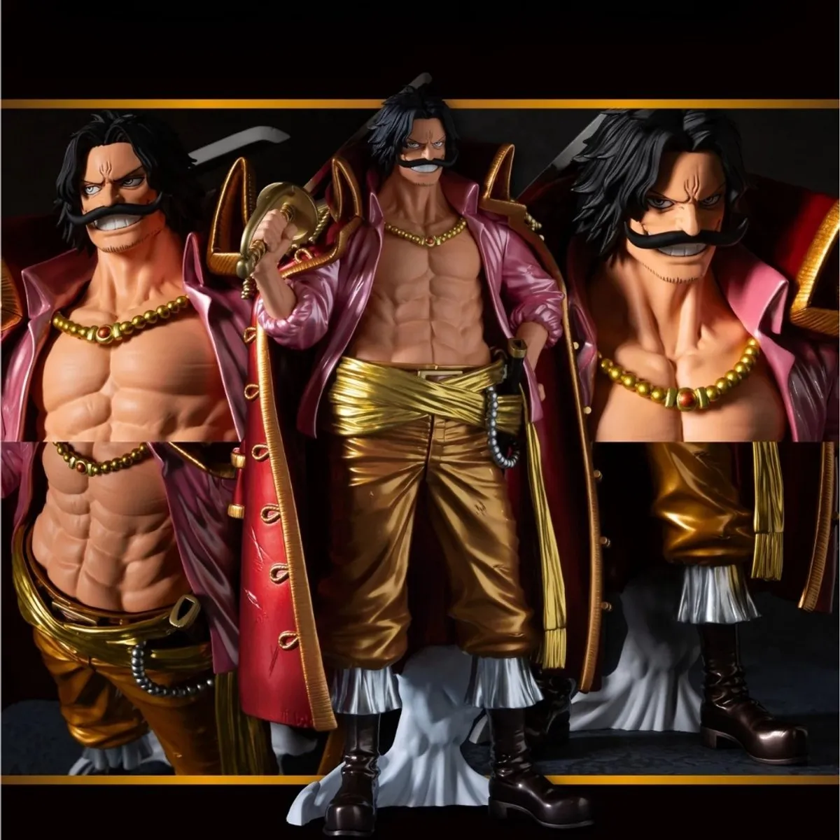 Bandai One Piece Premium Figuur Gol D. Roger Metallic - Staand