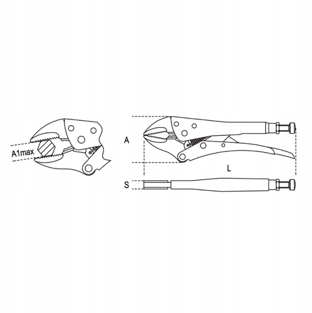 Beta Verstelbare Zelfborgende Tang 225mm
