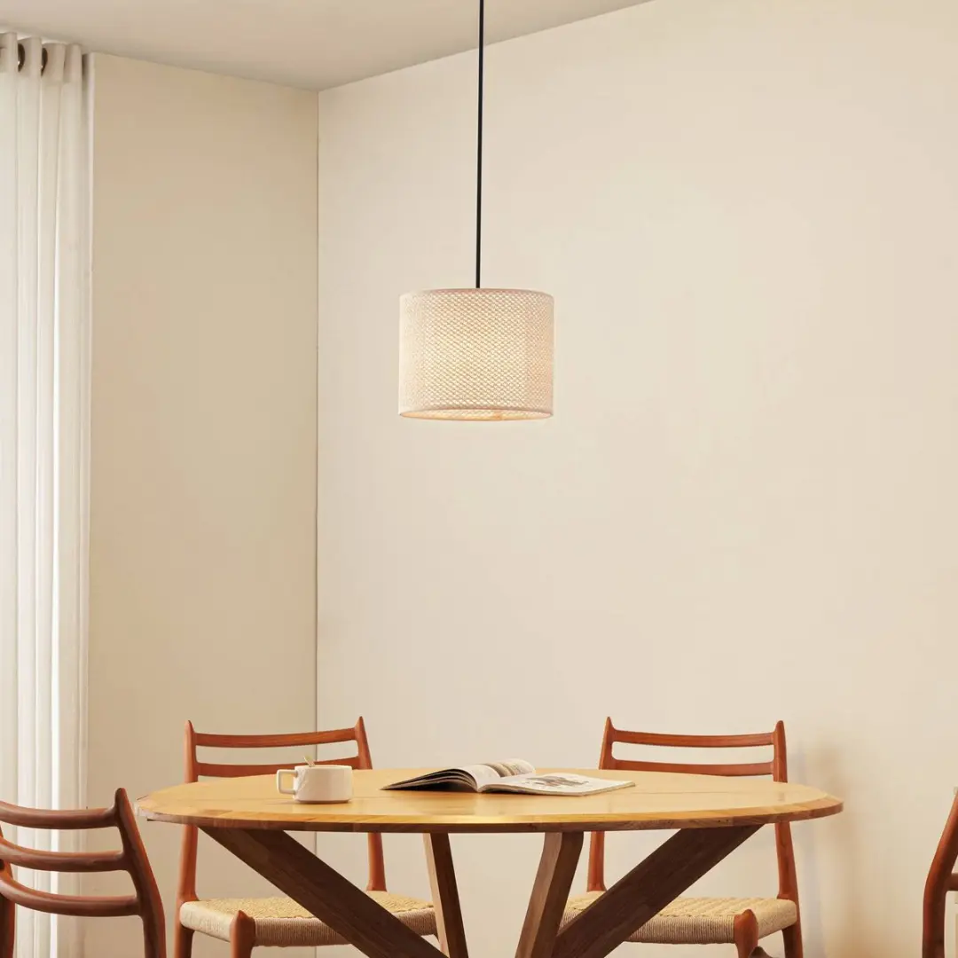 Lindby Hanglamp Beige - 1 Lichtpunt E27