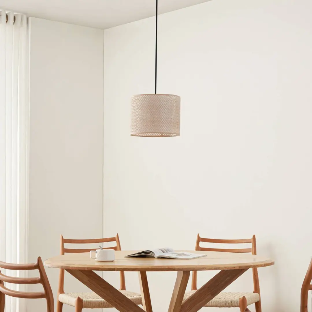 Lindby Hanglamp Beige - 1 Lichtpunt E27