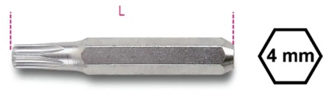Beta Torx T4 Schroefbit - 4mm