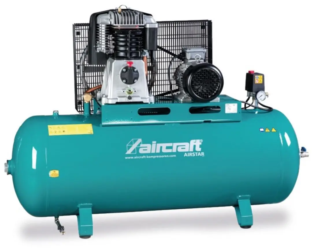 HBM Zuigercompressor AIRSTAR 703/500/10H 4kW 10 bar 500L