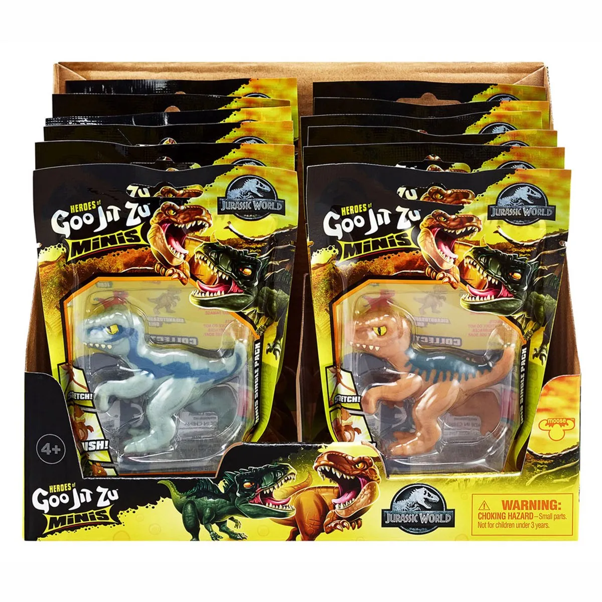 Mattel Goo Jit Zu Jurassic Minis Fidget - Multicolor