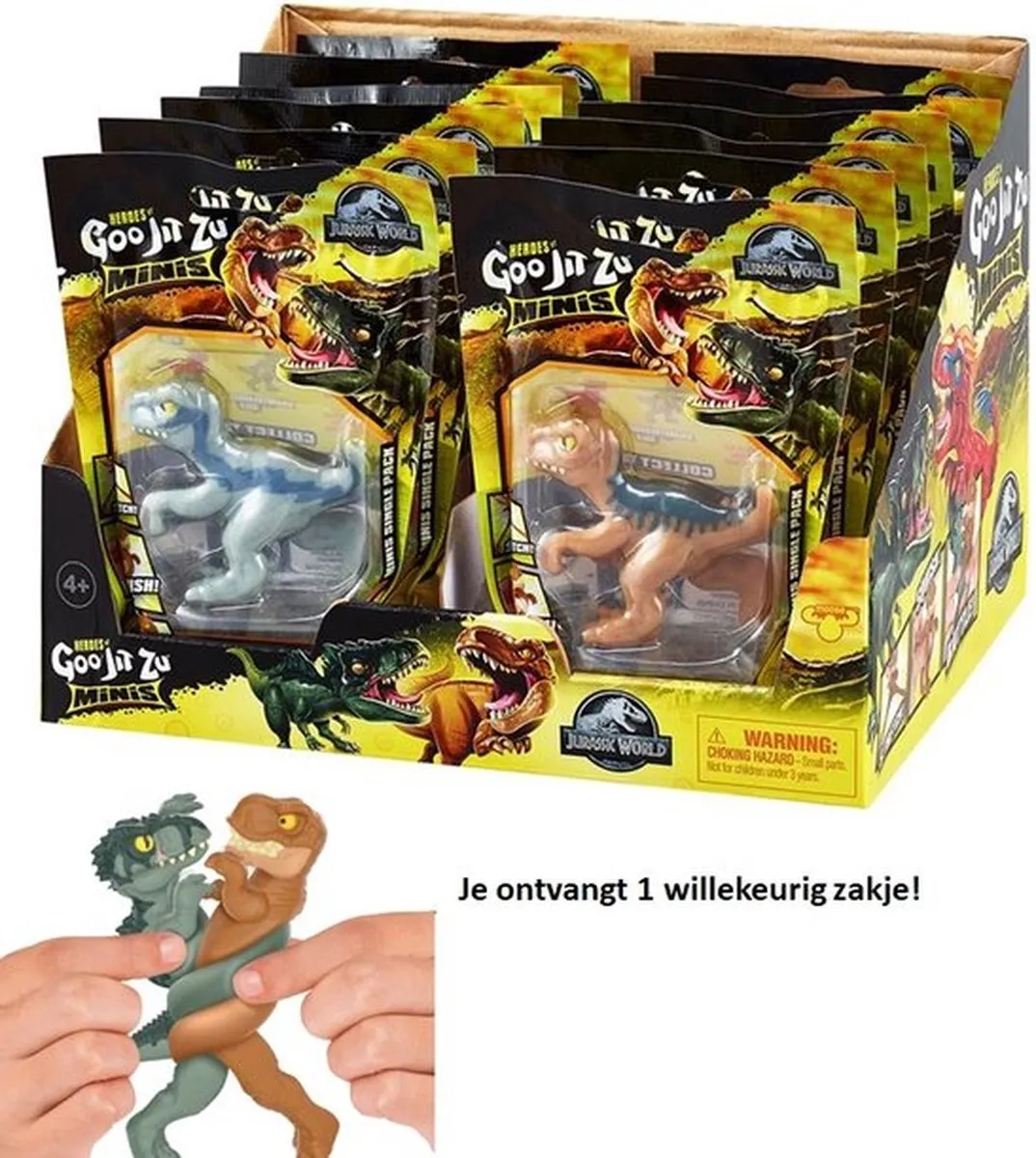 Mattel Goo Jit Zu Jurassic Minis Fidget - Multicolor