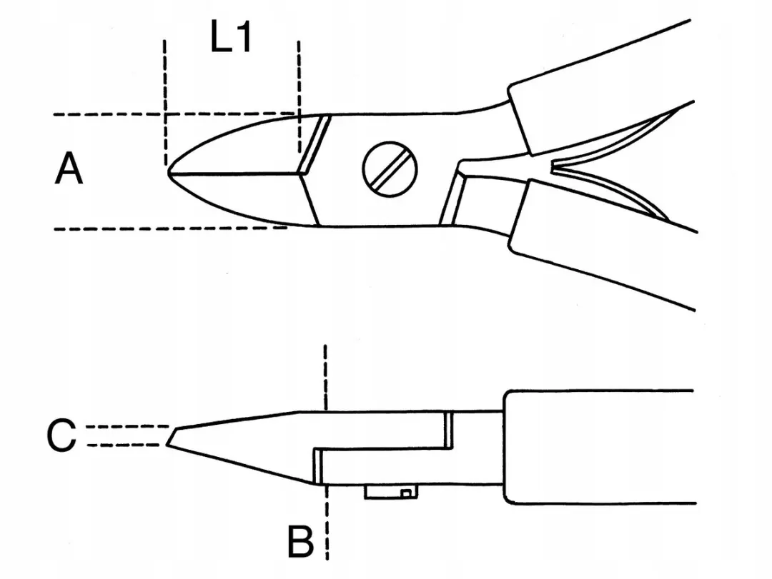 Beta Zijsnijtang Elektriciens 120mm 1184BM/1