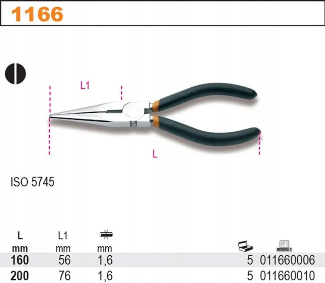 Beta Tools Telefoontang - Zwart