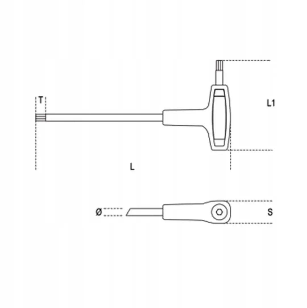 Beta Inbussleutel 5mm Rechts - Handvat