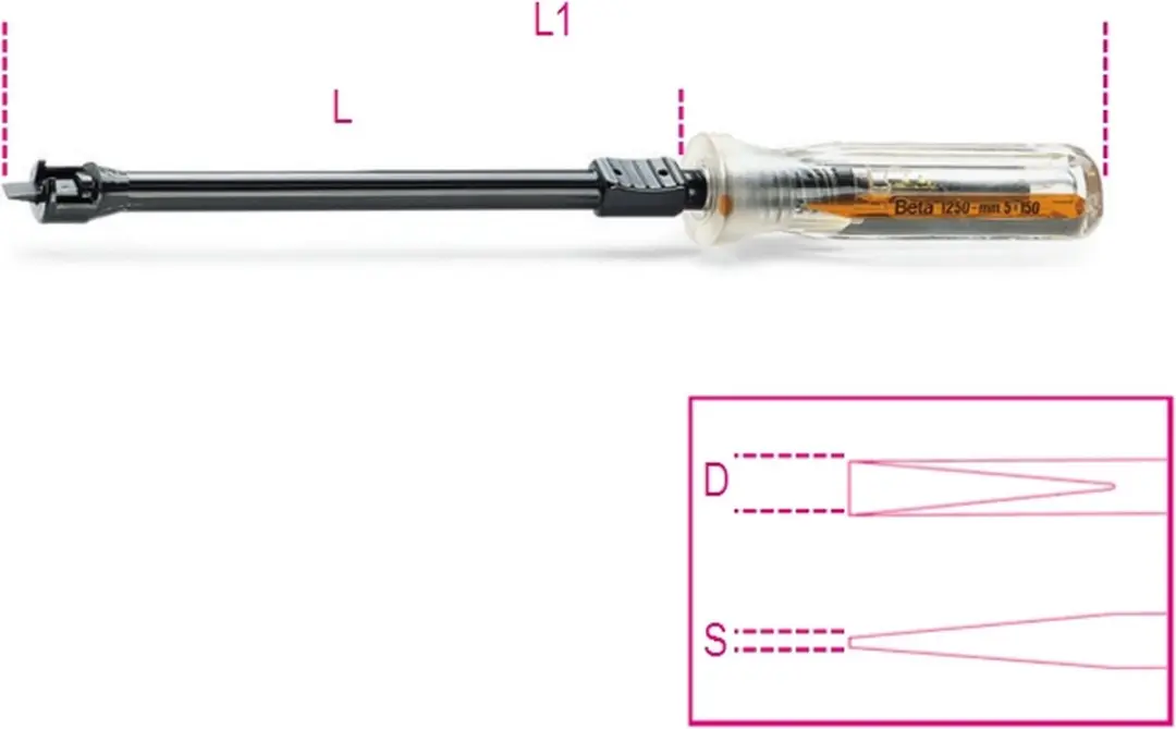 Beta Platte Schroevendraaier 5mm