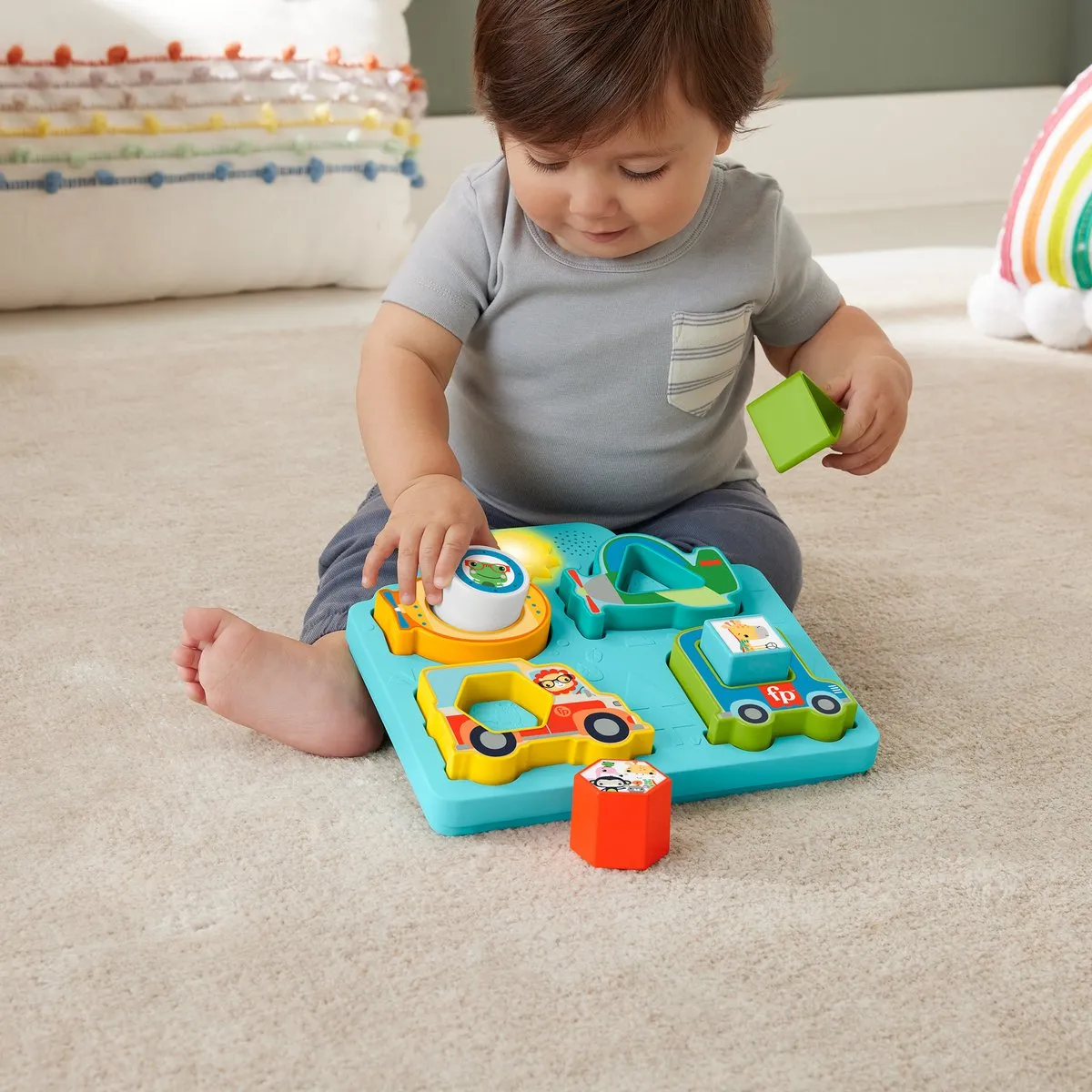 Fisher-Price Shapes & Sounds Vehicle Puzzel - Multicolor