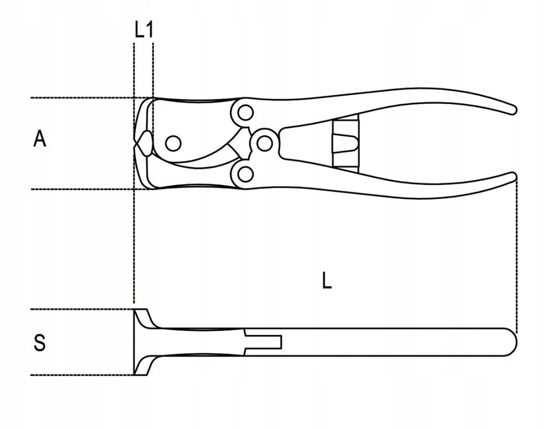 Beta Zijsnijtang 180mm