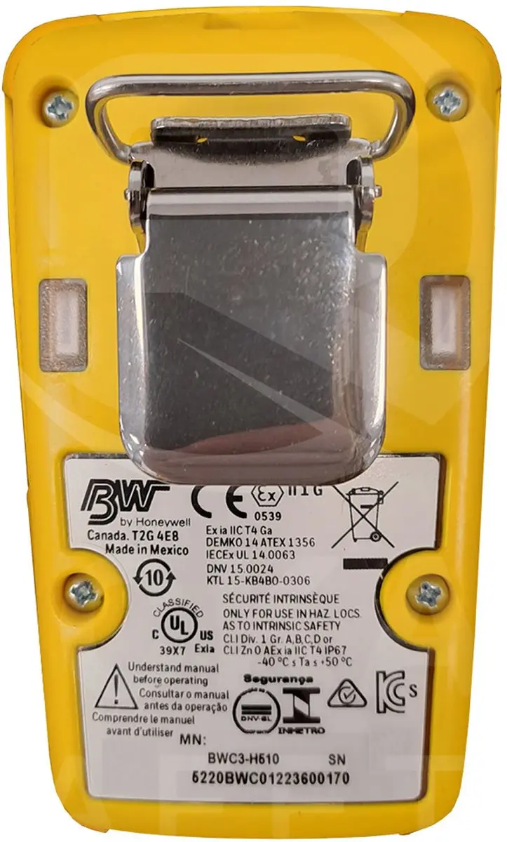 Honeywell BW Clip CO Gasdetector - 20 & 100 ppm