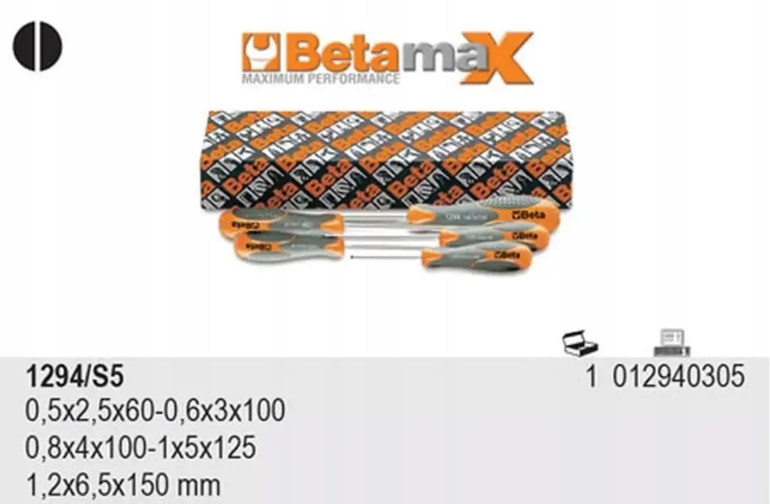 Beta Platte Schroevendraaier 4x150mm - Model 1294