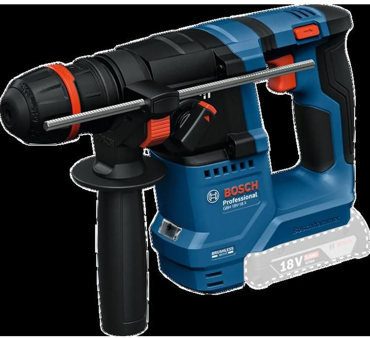 Bosch GBH 18V-18 X Accu Boorhamer 0611927101