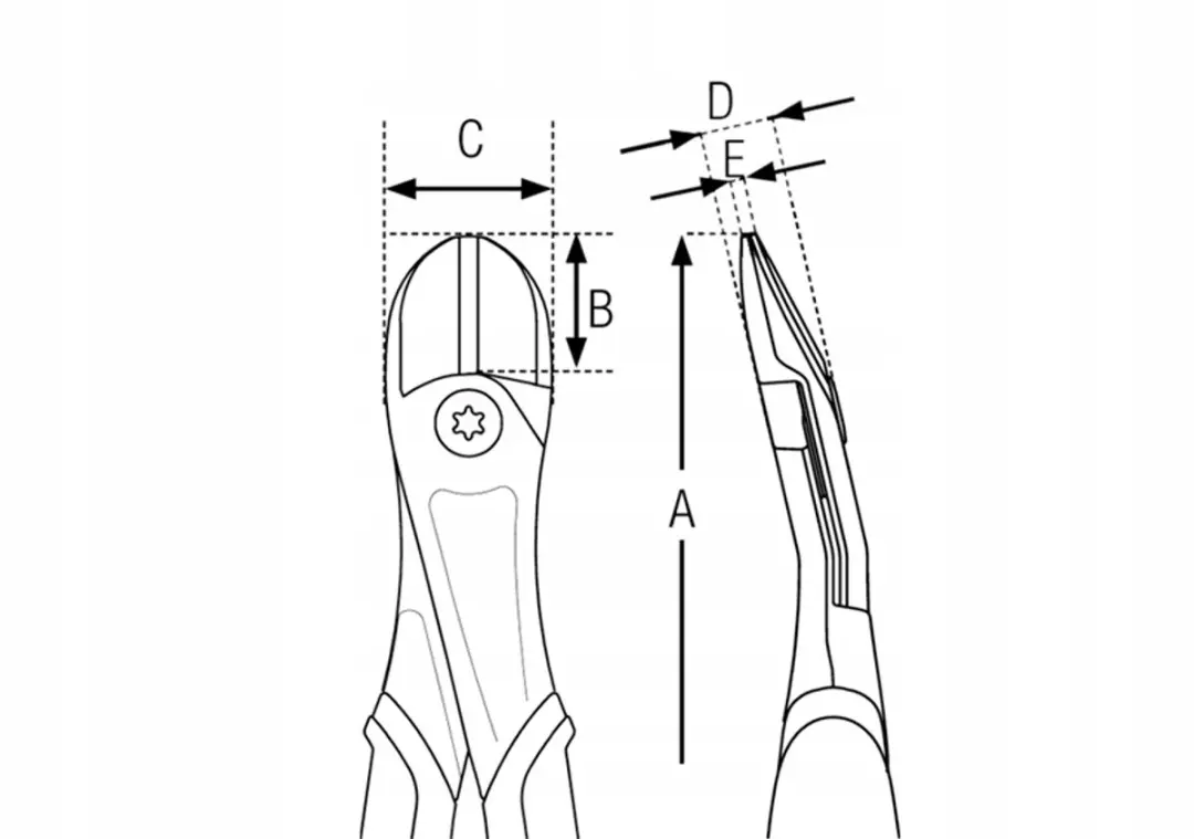 Bahco Versterkte Zijsnijtang Heavy Duty 180mm