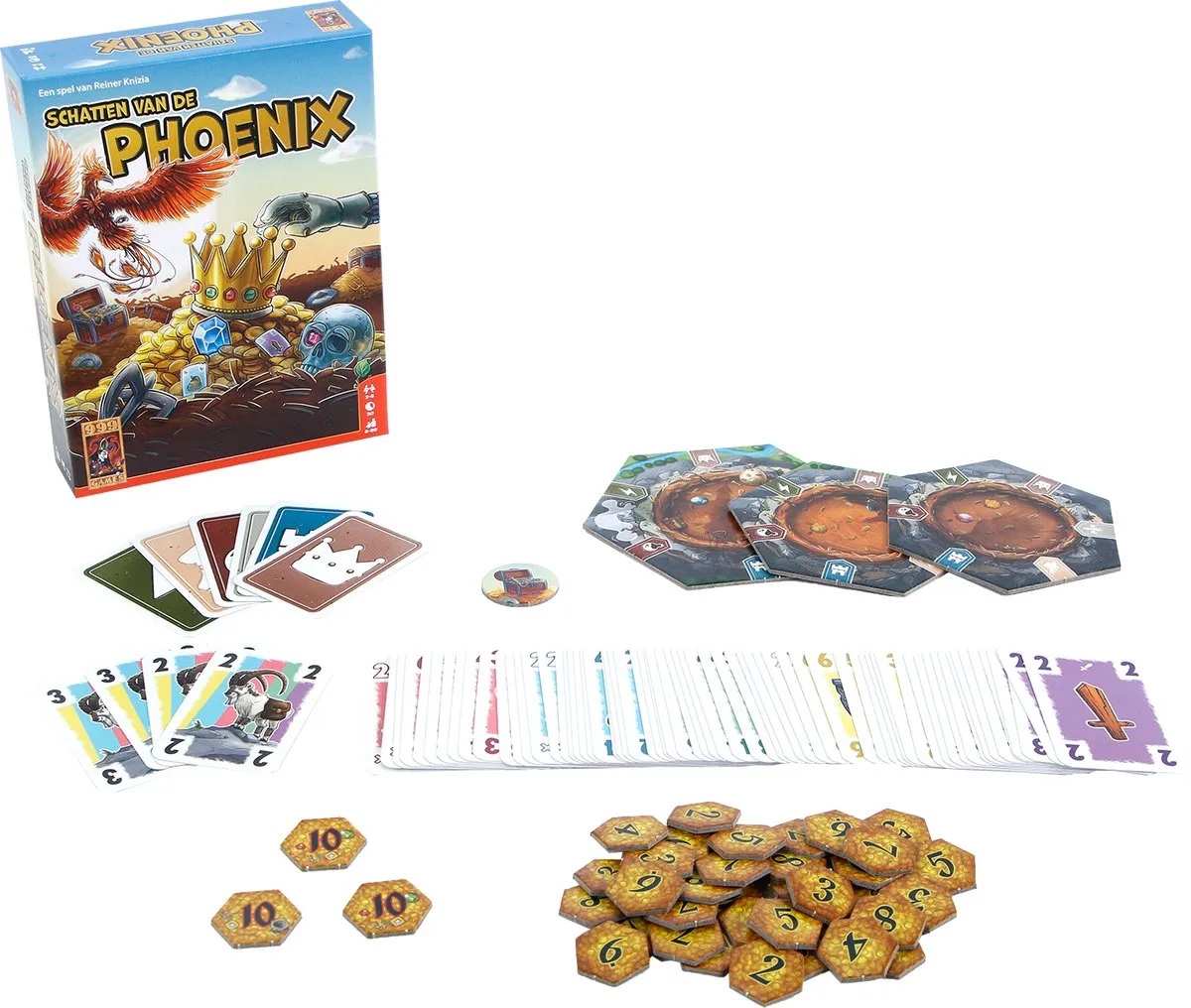 999 Games Schatten van de Phoenix Kaartspel - 2-6 Spelers - 999-SCP01 - afbeelding 6 van 6