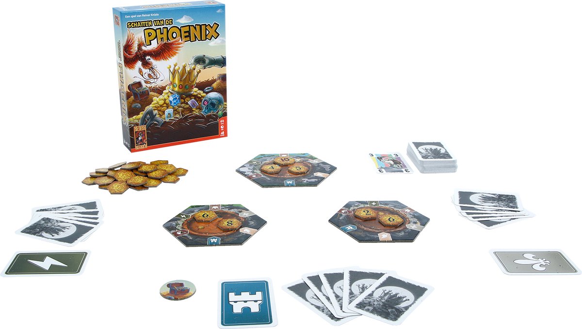 999 Games - Schatten van de Phoenix - Spannend snel kaartspel - Eenvoudige spelregels