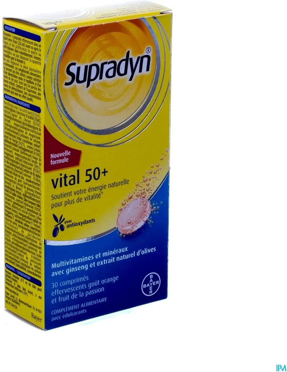 Bayer Supradyn Vital 50+ Bruistabletten - 30 Stuks