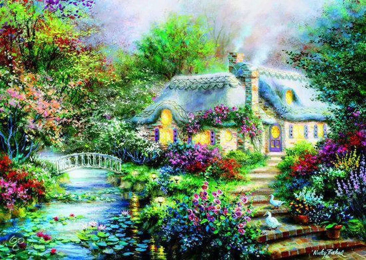 Jumbo Landhuis Met Beekje Puzzel