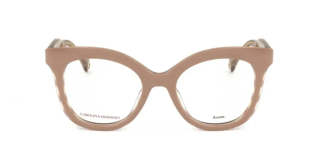 Carolina Herrera CH 0018 Brilmontuur - Nude - afbeelding 2 van 3