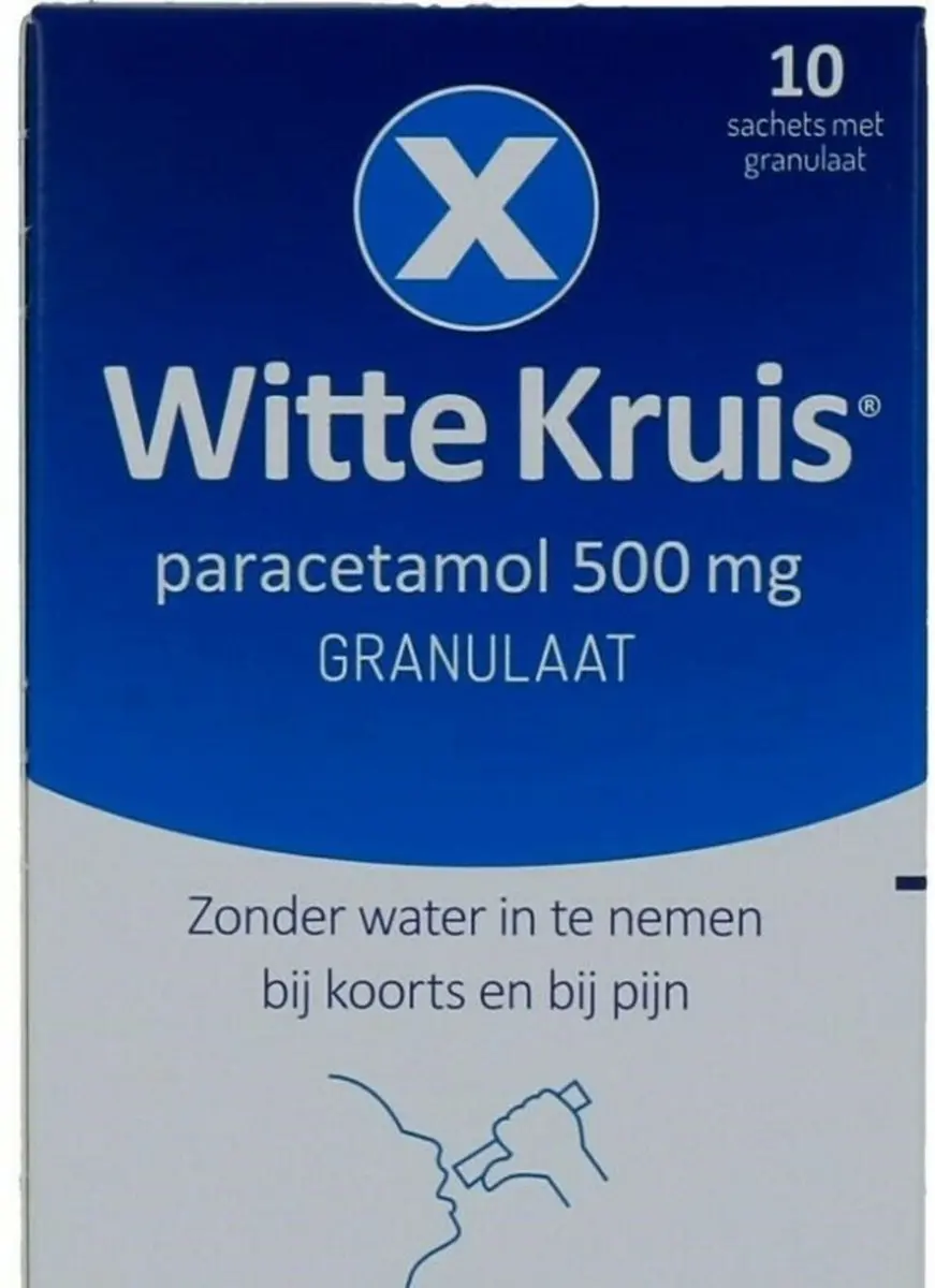 Witte Kruis Paracetamol Granulaat 30 Sachets
