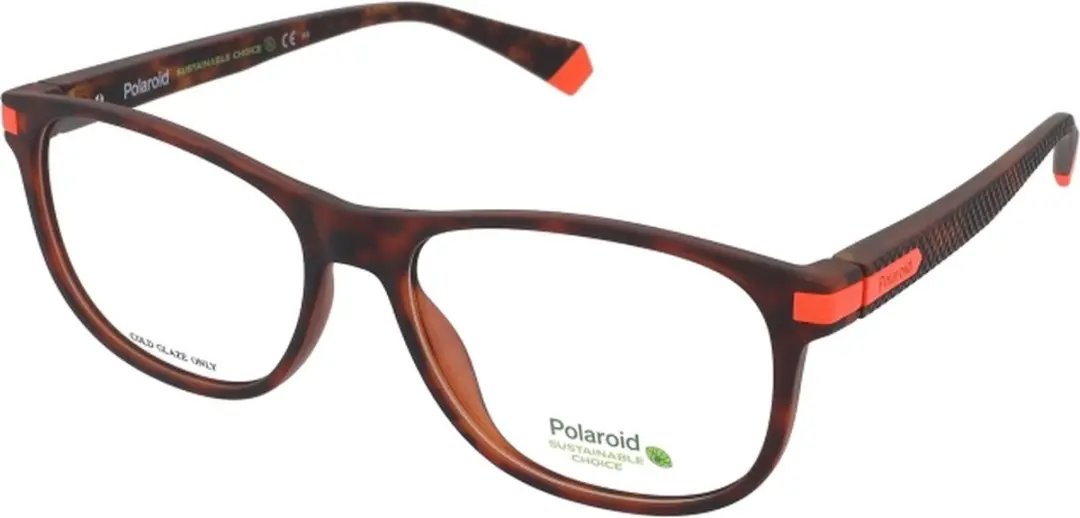 Polaroid PLD-D417-N9P Uniseks Brillenframe - Ø55mm Havanna