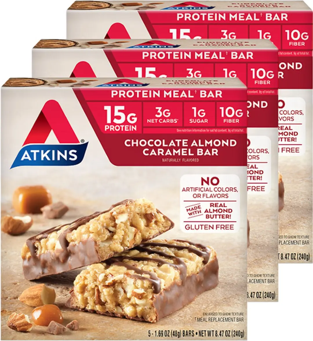 Atkins Chocolate Almond Caramel Bar