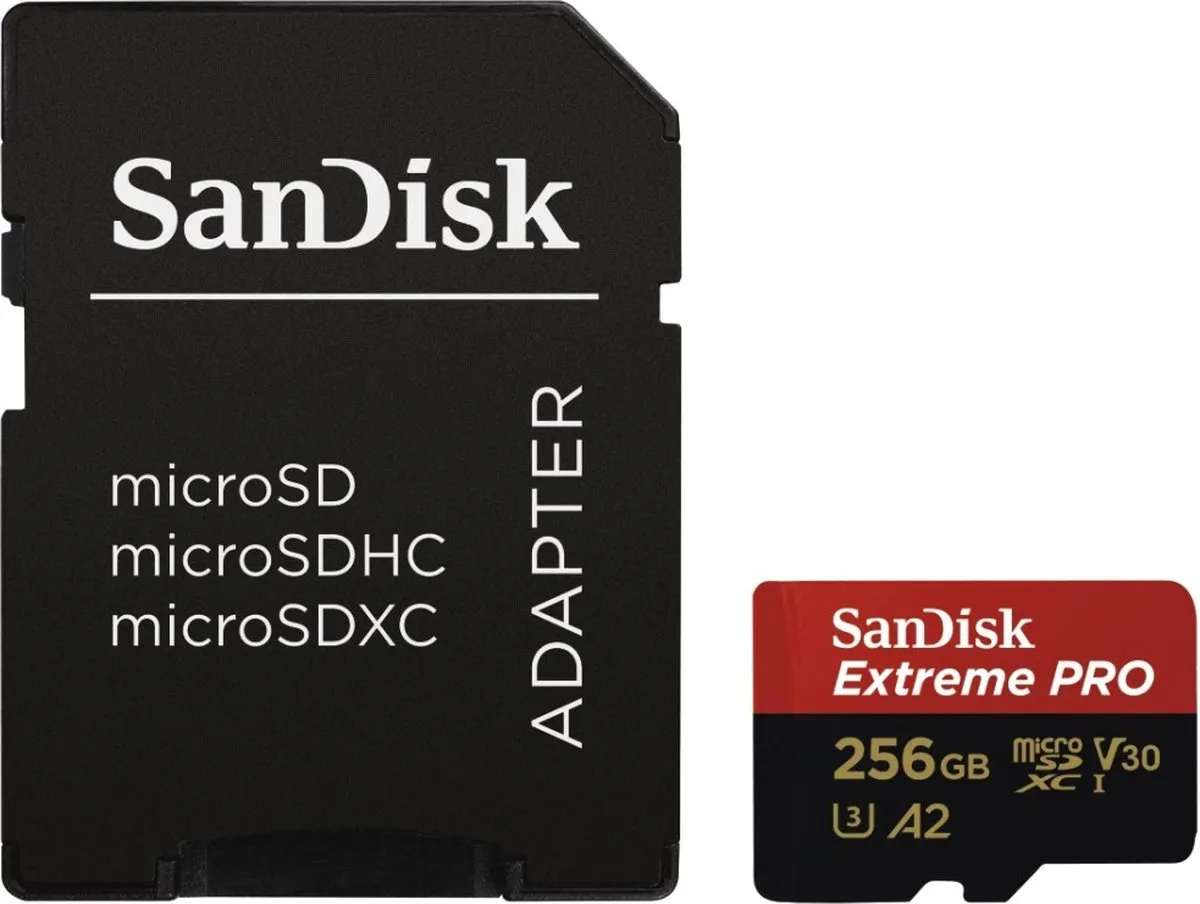 SanDisk Extreme Pro Micro SDXC SDSQXCZ-256G 256GB