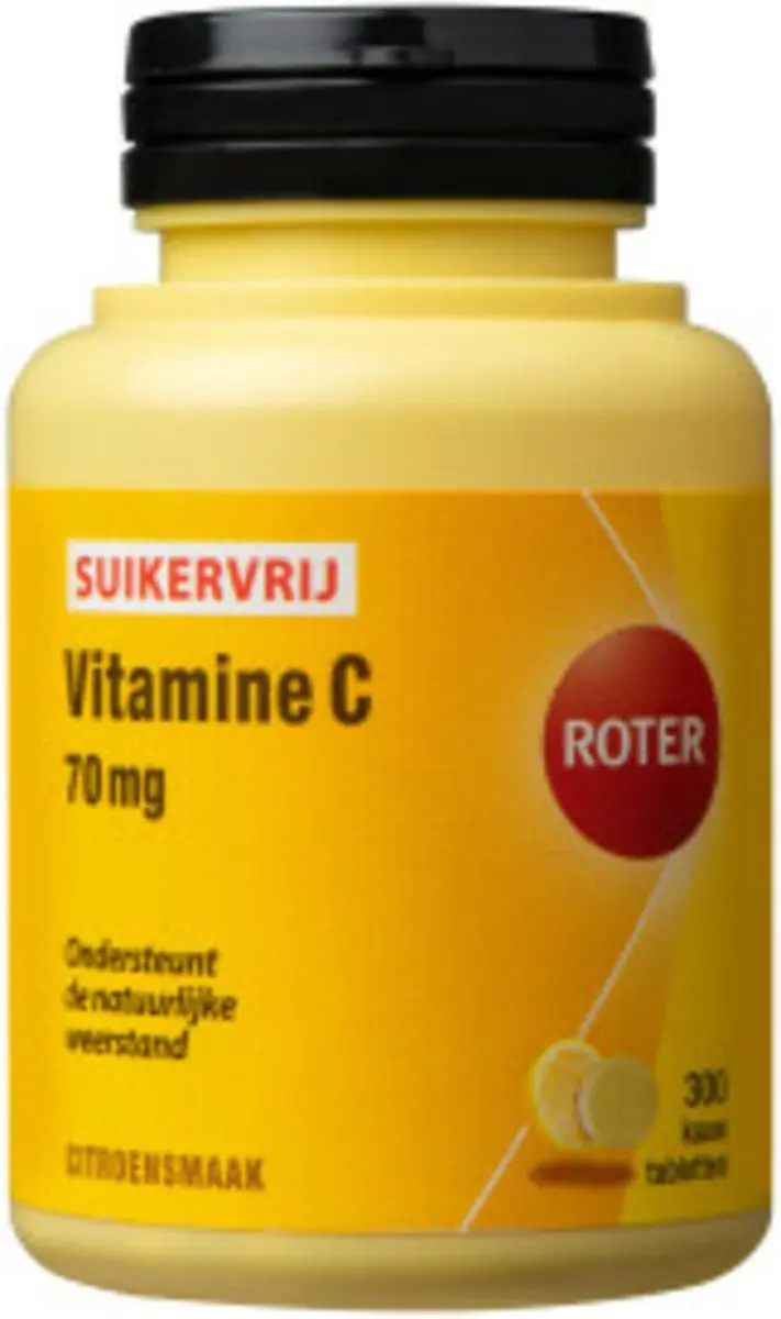 Roter Vitamine C 70mg Suikervrij - 4x300 Tabletten
