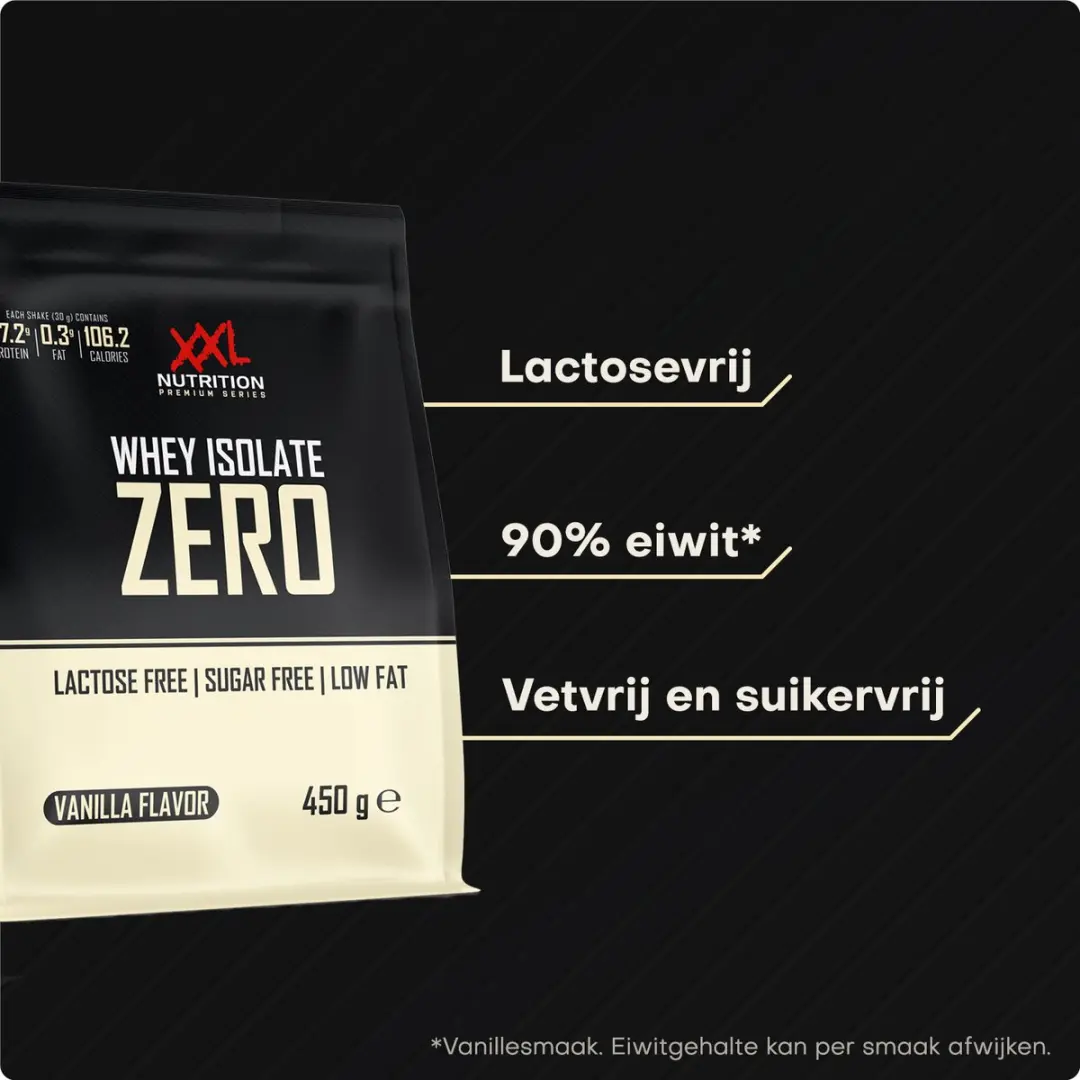 XXL Nutrition Whey Isolate Zero Banaan Eiwitpoeder 1000g