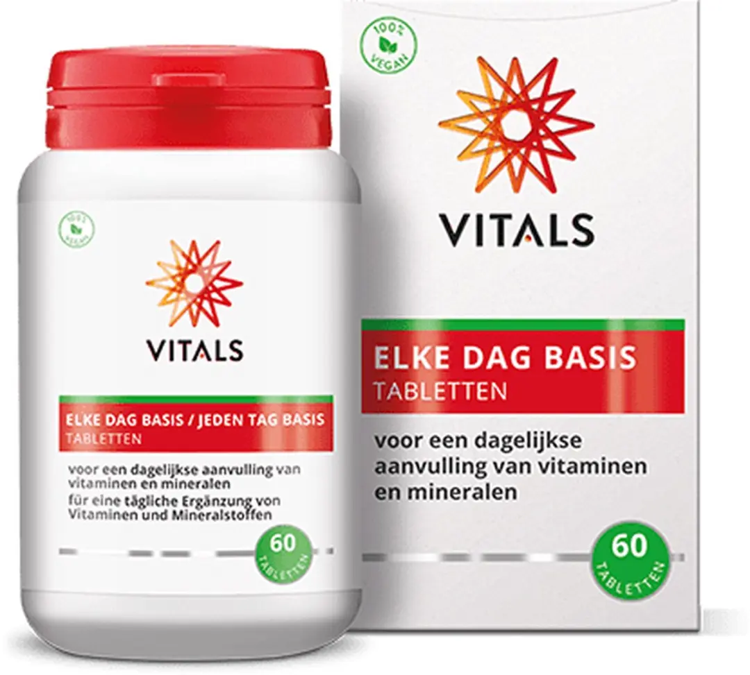 Vitals Elke Dag Basis Multivitamine 60 tabletten