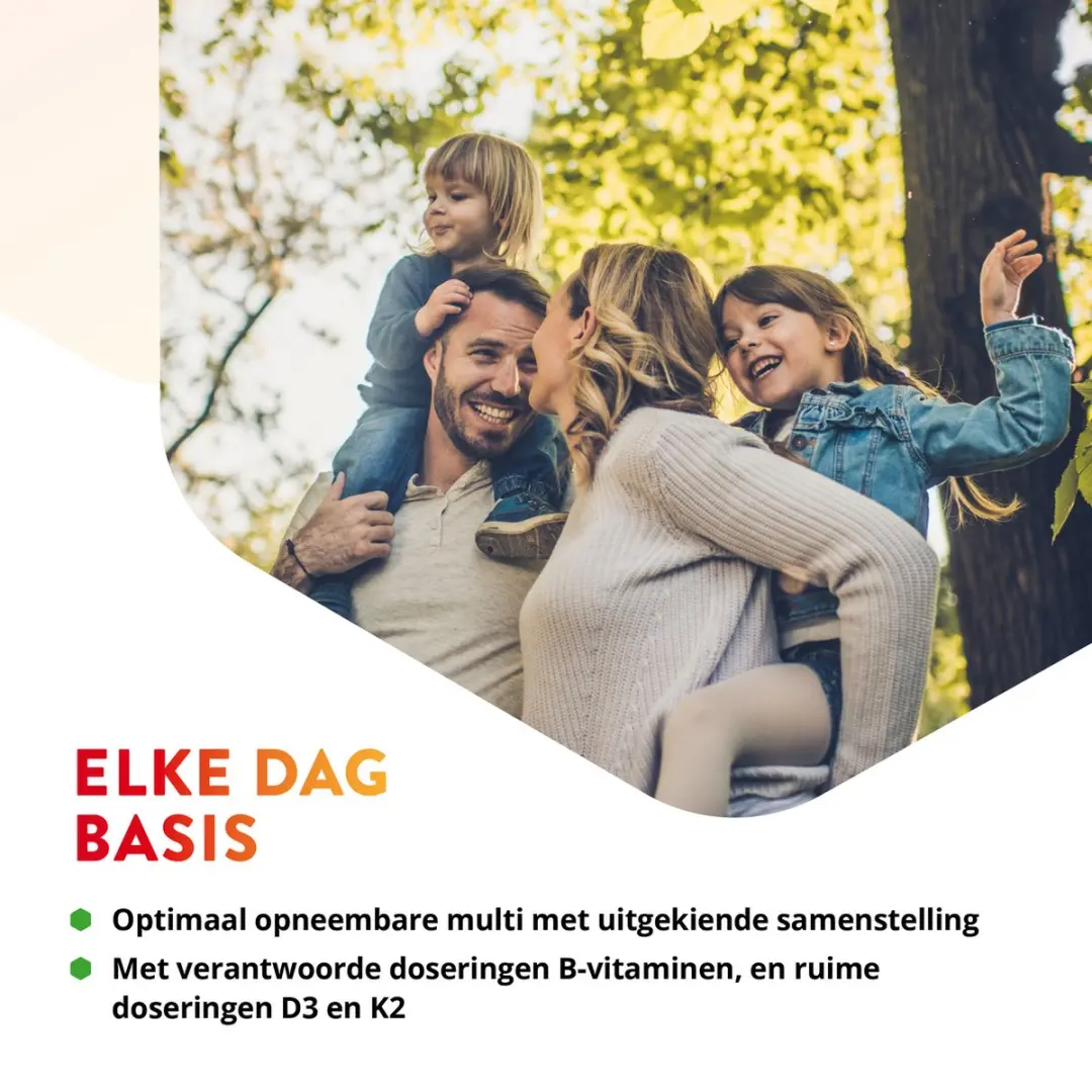 Vitals Elke Dag Basis Multivitamine 60 tabletten